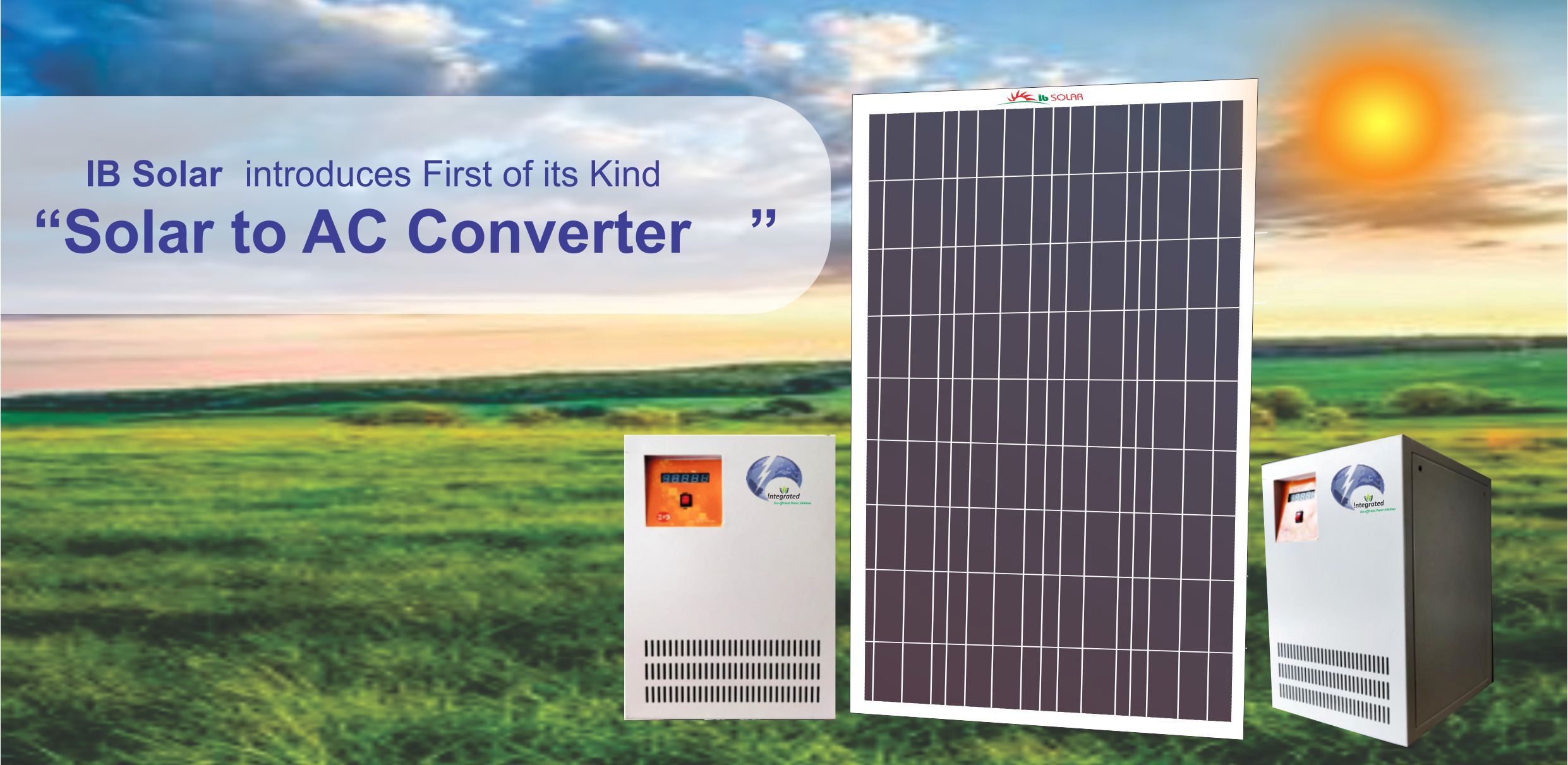 Solar Energy Converter AC to DC Converter IB Solar