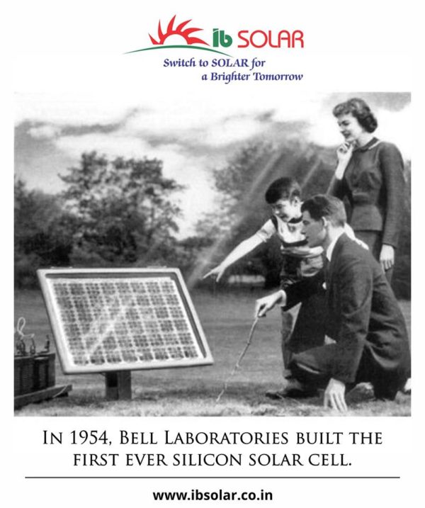 In 1954, Bell Laboratories built the first ever silicon solar cell