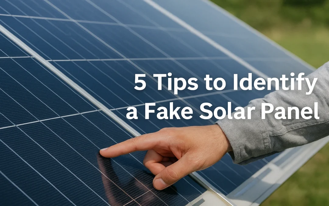 5 Tips to Identify a Fake Solar Panel in India