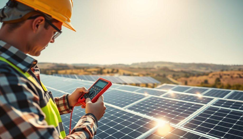 solar panel maintenance