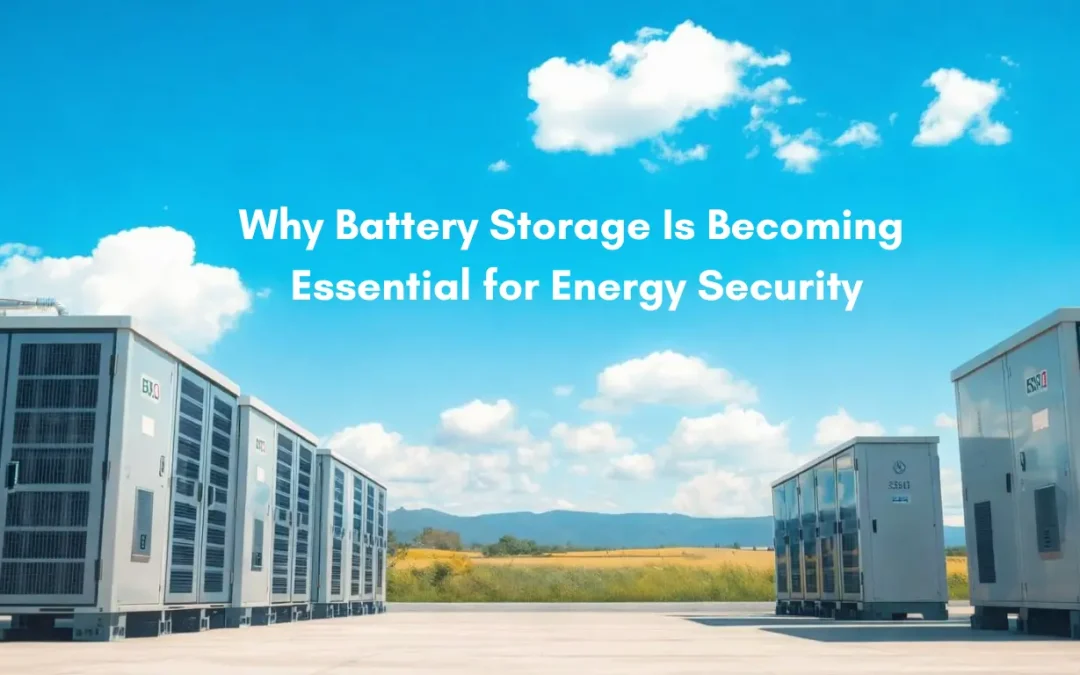 Why Battery Storage Is Becoming Essential for Energy Security