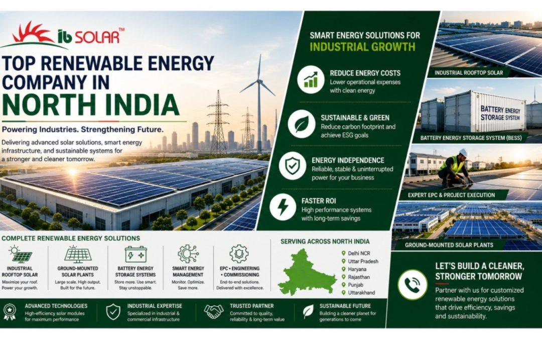 Top Renewable Energy Company in North India | Industrial Solar EPC