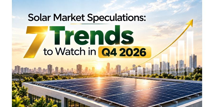 Solar Market Speculations: 7 Trends to Watch in Q4 2026