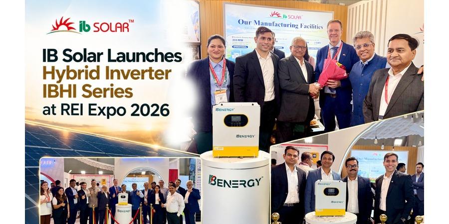 Global Solar Council Chair-Elect, John Grimes Joins IB Solar’s IBHI Hybrid Inverter Launch at Renewable Energy India Expo 2026